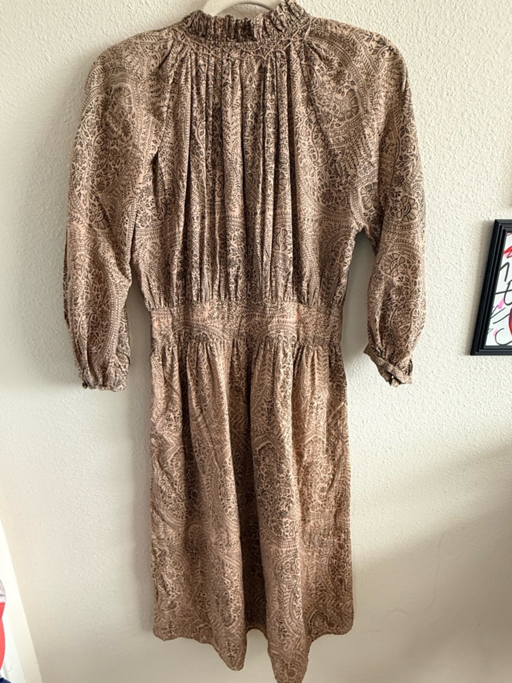 Cleobella Fern Midi Dress in Tonal Paisley Print - Small - Picture 4 of 6